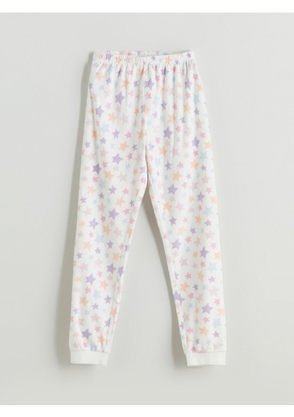 Yeni Sezon Bisiklet Yaka Kız Çocuk Pijama Takımı indirimleri