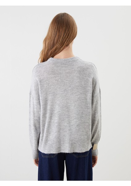 Yeni Sezon Bisiklet Yaka Oversize Kadın Triko Kazak fırsatları