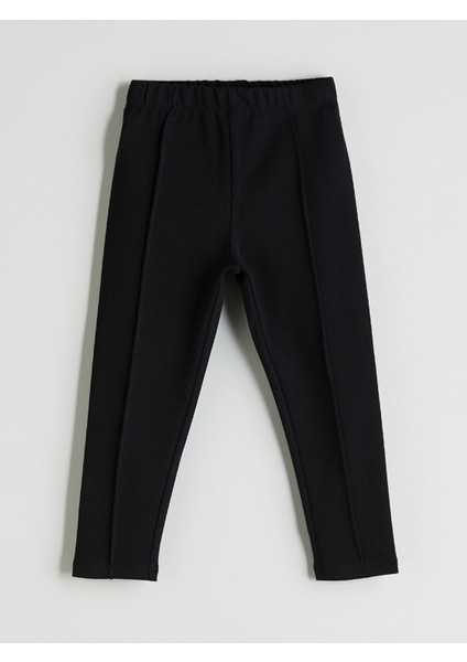 Yeni Sezon Beli Lastikli Kız Çocuk Basic Tayt