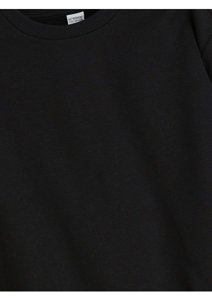Yeni Sezon Bisiklet Yaka Kız Çocuk Sweatshirt modelleri