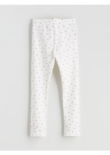Yeni Sezon Çiçek Baskılı Kız Çocuk Pijama Alt modelleri