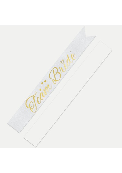 Team Bride Baskılı Varaklı Lüks Kuşak -Altın- fiyatları