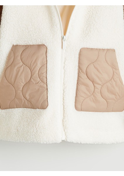 Yeni Sezon Kapüşonlu Kız Çocuk Pelüş Mont fiyatları