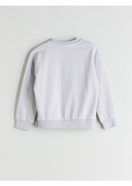 Yeni Sezon Bisiklet Yaka Kız Çocuk Sweatshirt modelleri