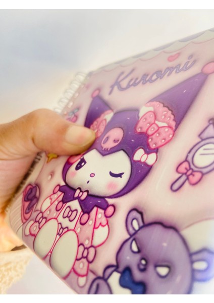 Kuromi My Melodi Melody Yumuşak Squishy Sukuşi Kapak Sticker Etiket Çıkarma Albümü Defteri fiyatları