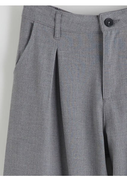 Yeni Sezon Wideleg Pileli Kız Çocuk Pantolon modelleri