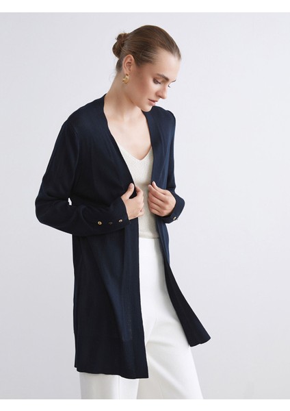 Yeni Sezon Şal Yaka Kadın Triko Hırka