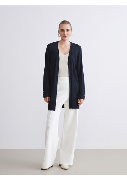 Yeni Sezon Şal Yaka Kadın Triko Hırka modelleri