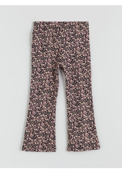 Yeni Sezon Beli Lastikli Ispanyol Paça Kız Çocuk Tayt modelleri