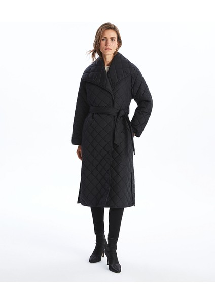 Yeni Sezon Ceket Yaka Kapitone Kadın Şişme Mont