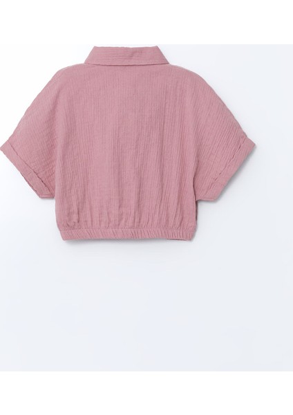 Yeni Sezon Kısa Kollu Müslin Kız Çocuk Gömlek fiyatları