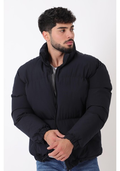 Dik Yaka Oversize Bomber Şişme Kışlık Mont Pldp 3018_50465
