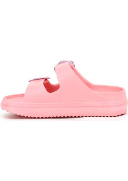 Çift Tokalı Plaj-Havuz-Bahçe-Tatil-Günlük Açık Stickerlı Çocuk Terliği fiyatları