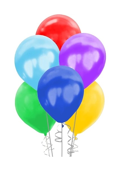 Karışık Renkli Metalik Balon 12"