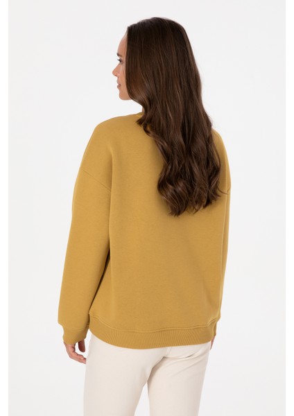 Kadın Petrol Sweatshirt 50313586-VR151 indirimleri