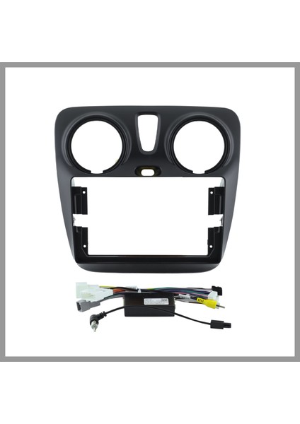Dacıa Dokker 2014-2018 Uyumlu 9 Inc Çerçevesi - Soket - Canbus
