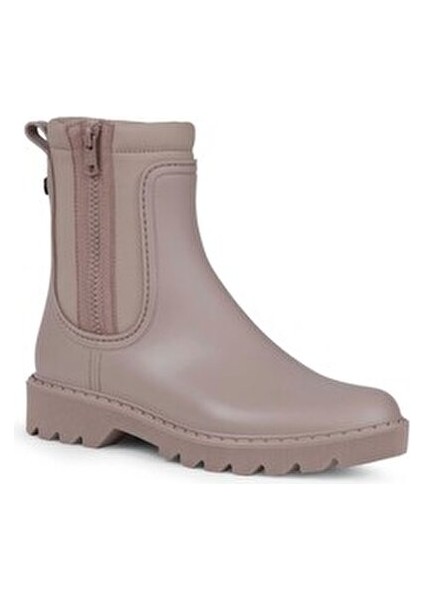 Chloe Kadın Kışlık Yağmur Çizmesi Bej Renk Esnek Yan Paneller ile Kolay Giyilebilir fırsatları