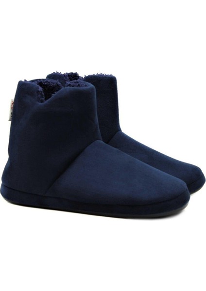 Riva Shoes Kaşe Erkek Kışlık Panduf Ev Botu Ev Ayakkabısı Yumuşak Taban