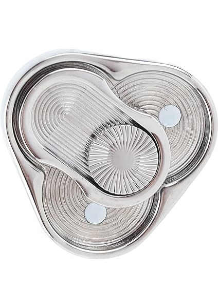 Fidget Slider Oyuncak, Dehb Otizm Anksiyete Stres Rölyef Için Spiral Çerçeve ile Taşınabilir Manyetik Üçgen Rotasyon Metal Slider indirimleri