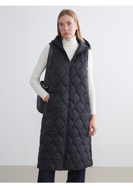 Yeni Sezon Kapüşonlu Kapitone Kadın Şişme Yelek modelleri