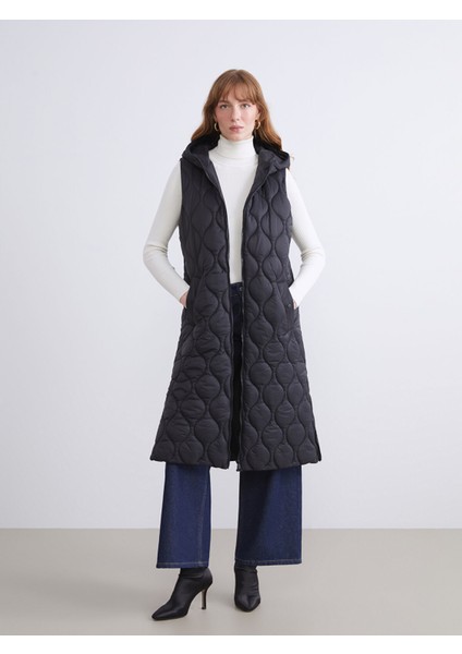 Yeni Sezon Kapüşonlu Kapitone Kadın Şişme Yelek indirimleri