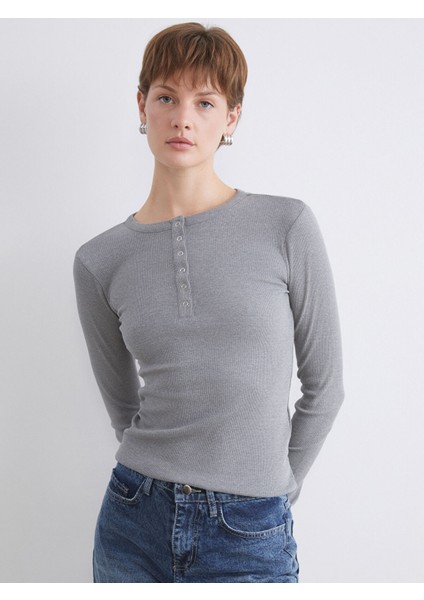 Yeni Sezon Bisiklet Yaka Kadın Body