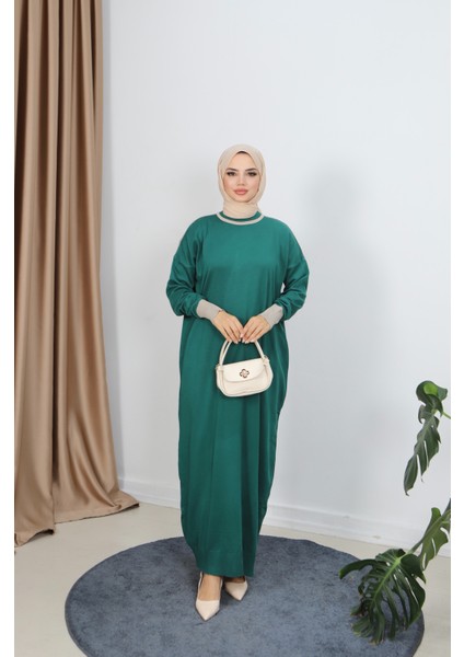 Çift Renk Merserize Elbise