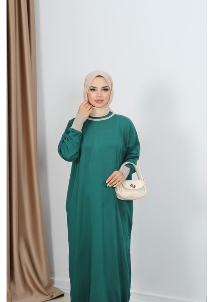 Çift Renk Merserize Elbise modelleri