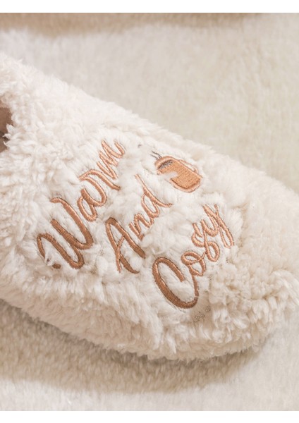 Yeni Sezon Kadın Pelüş Ev Botu modelleri