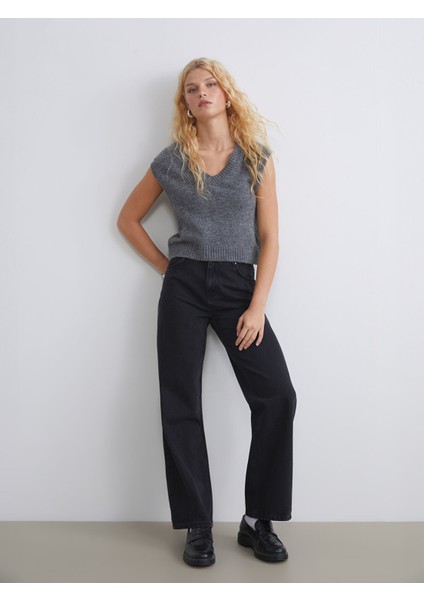 Yeni Sezon Wideleg Kadın Jean Pantolon