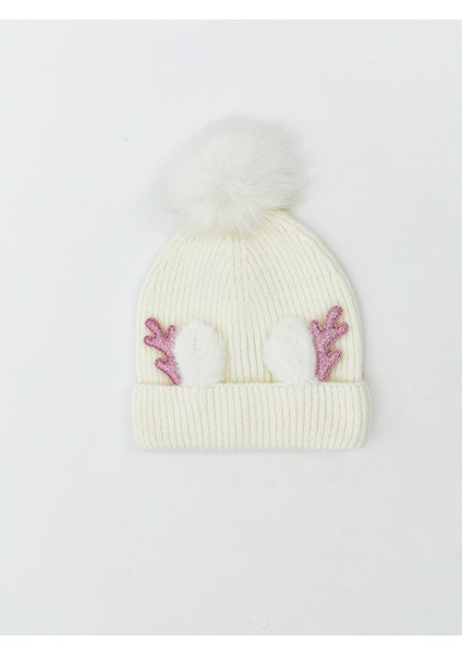 Yeni Sezon Ponpon Detaylı Kız Çocuk Bere