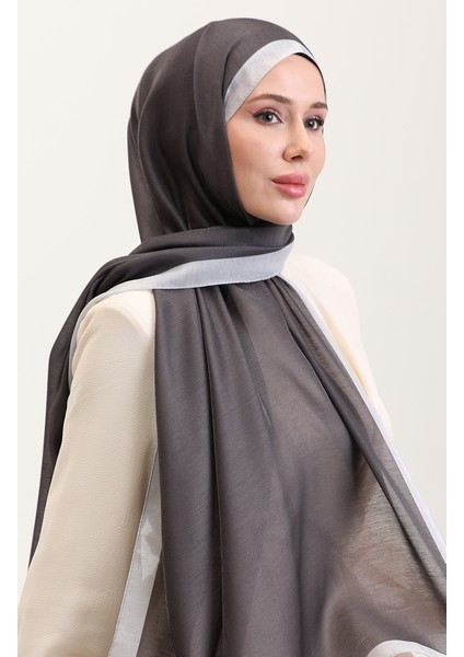 Kehribar Lüks Şal 70274-08 Toprak Gümüş Gri fiyatları