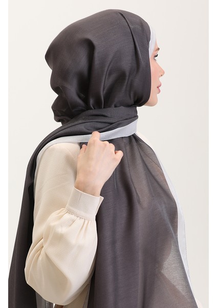 Kehribar Lüks Şal 70274-08 Toprak Gümüş Gri modelleri