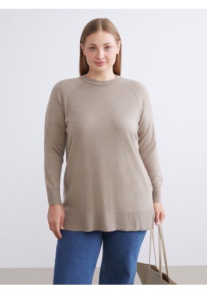 Yeni Sezon Bisiklet Yaka Kadın Triko Kazak modelleri