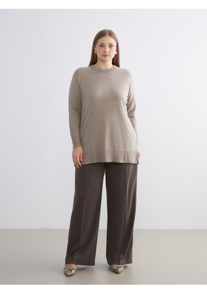 Yeni Sezon Bisiklet Yaka Kadın Triko Kazak fırsatları