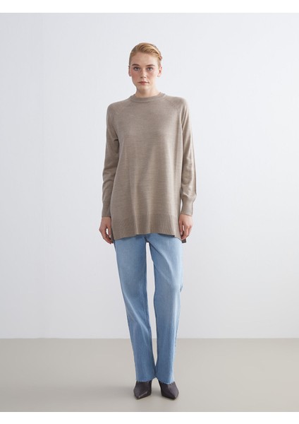 Yeni Sezon Bisiklet Yaka Kadın Triko Kazak indirimleri