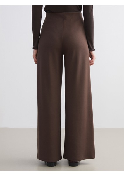 Yeni Sezon Beli Lastikli Geniş Paça Kadın Pantolon fırsatları