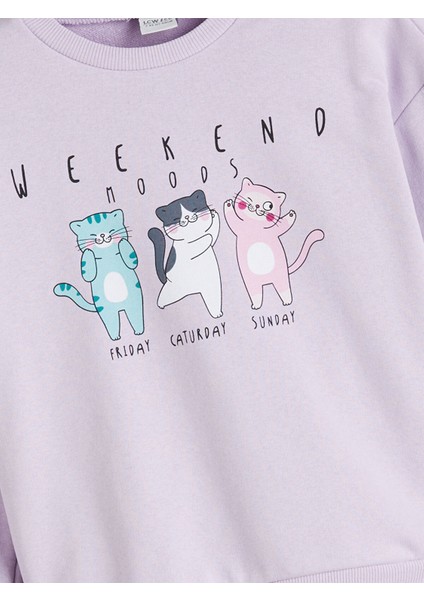 Yeni Sezon Bisiklet Yaka Kız Çocuk Pijama Takımı modelleri