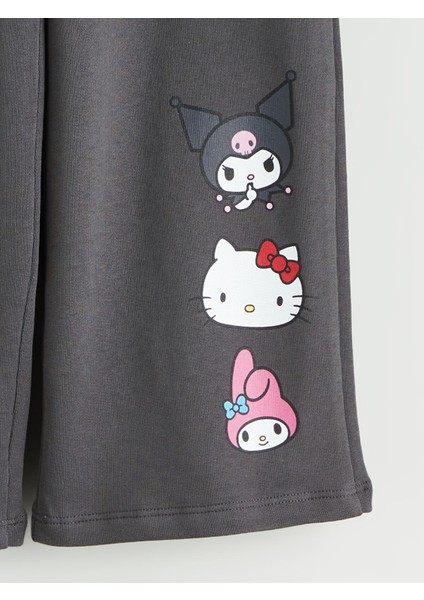 Yeni Sezon Beli Lastikli Hello Kitty Baskılı Kız Çocuk Eşofman Alt fiyatları