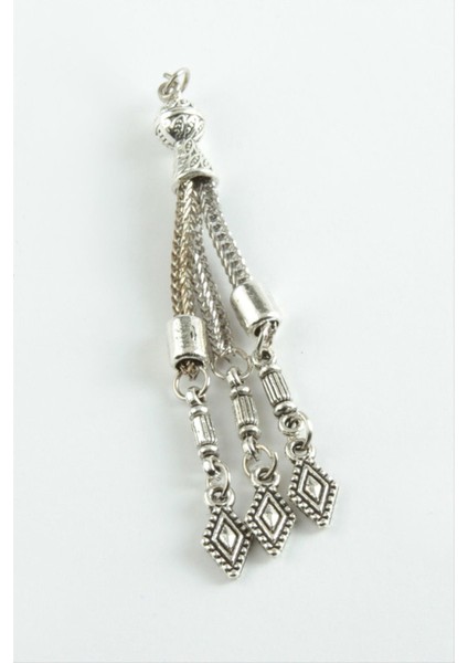 Depomix Karışık Tesbih Püskülü 1 Adet-Gümüş Rengi modelleri