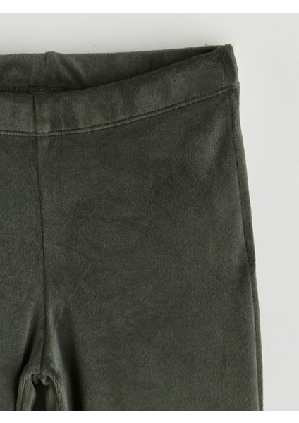 Yeni Sezon Beli Lastikli Ispanyol Paça Kadife Kız Çocuk Tayt fiyatları