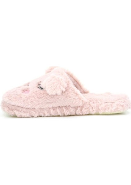 Anne Kız Ev Terliği Rahat Peluş Kuzu Figürlü Kulaklı Tüylü Kışlık Terlik Hayvanlı modelleri