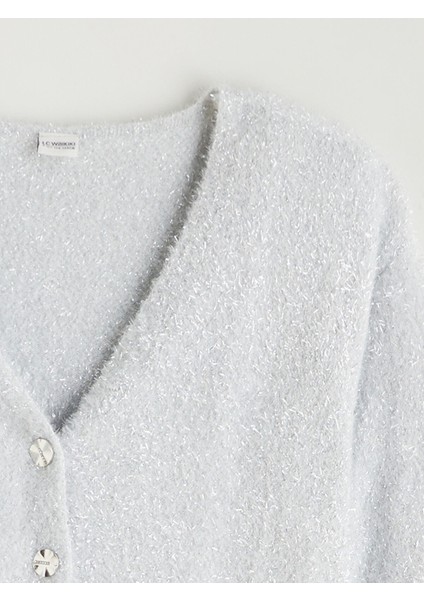 Yeni Sezon V Yaka Kız Çocuk Triko Hırka fiyatları