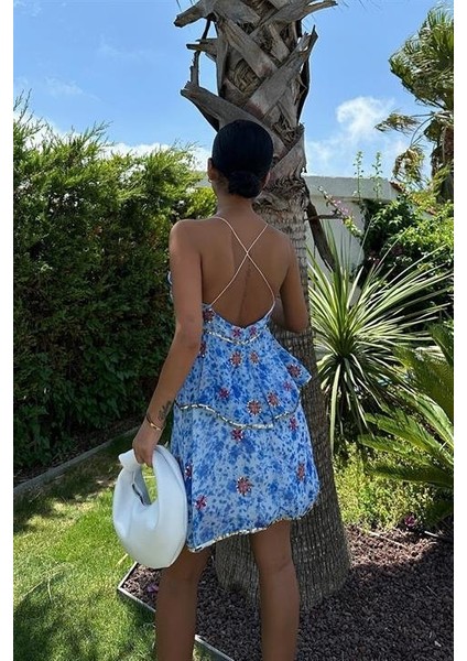 Cheryl Gold Pul Detaylı Elbise 2475-08