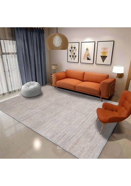 Gago Modern Bej Polyester ve Pamuklu Yıkanabilir Kaydırmaz Taban Dijital Baskı Halı fiyatları