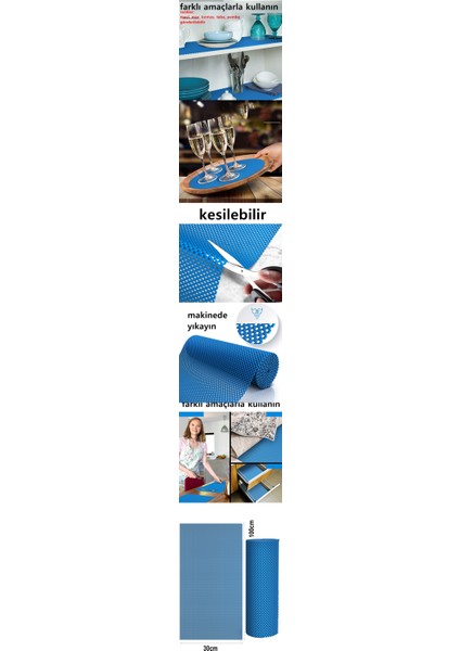 Hsnet Kaydırmaz Rulo Mat Halı Çekmece Sofra Dolap Kaydırmazı 30X100CM - MBN7498-5064 fiyatları