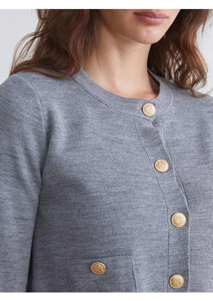 Yeni Sezon Bisiklet Yaka Kadın Triko Hırka modelleri