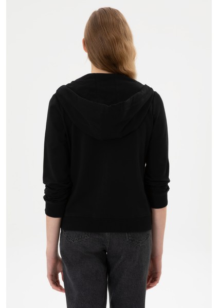 Kadın Siyah Sweatshirt 50313594-VR046 indirimleri