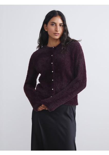 Yeni Sezon Bisiklet Yaka Kadın Triko Hırka