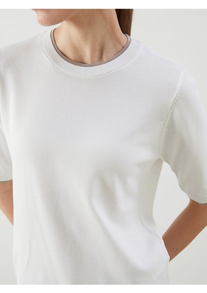 Yeni Sezon Bisiklet Yaka Kadın Triko Kazak modelleri